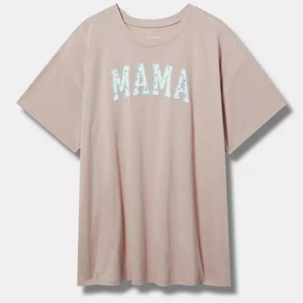 Torrid Light Pink 'MAMA' Graphic Tee